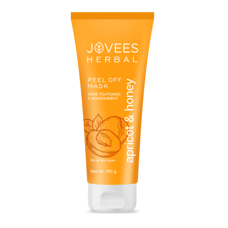 Jovees Apricot and Honey Peel Off Mask - [100g] - Image 1