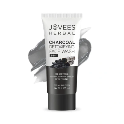 Jovees Activated Charcoal Detoxifying Face Wash - [120ml]