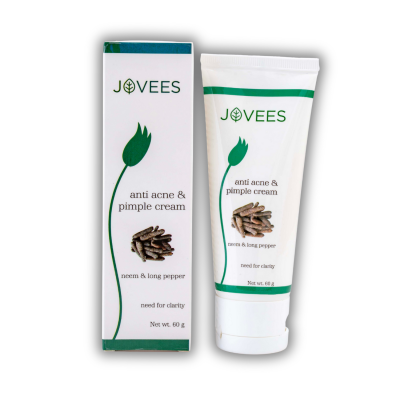 Jovees Neem and Long Pepper Anti Acne Pimple Cream - [60g]