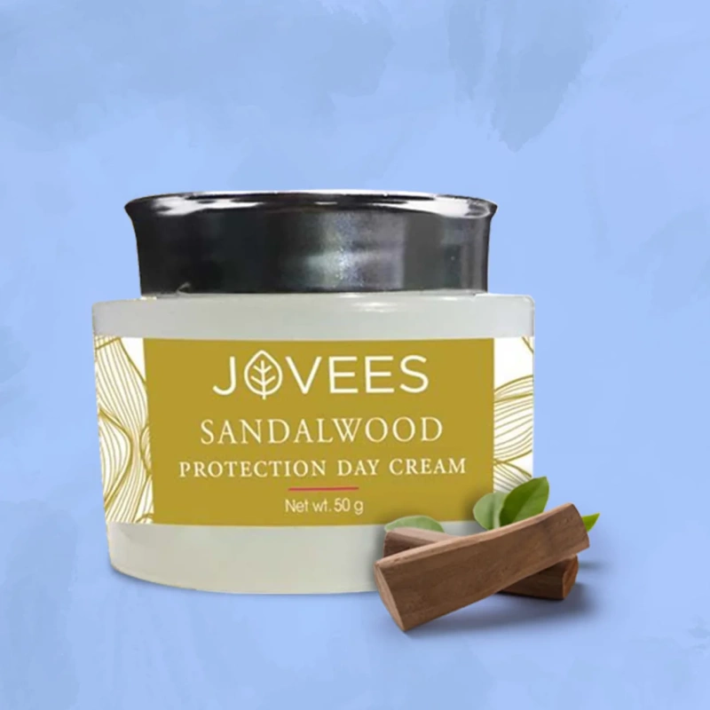 Jovees Sandalwood Protection Day Cream [SPF-20] - [50g] - Image 3