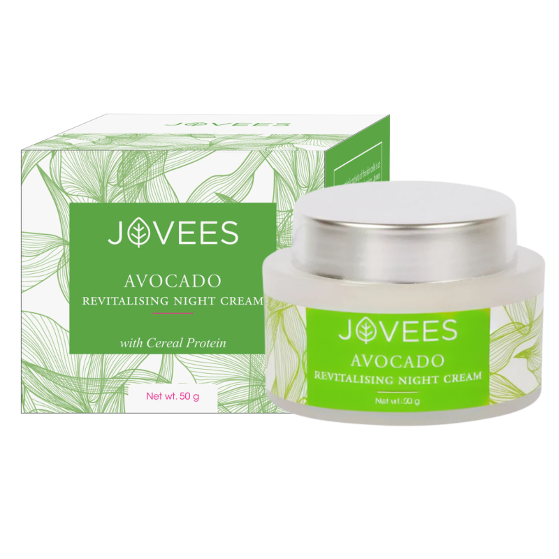 Jovees Avocado Revitalising Night Cream - [50g] - Image 1