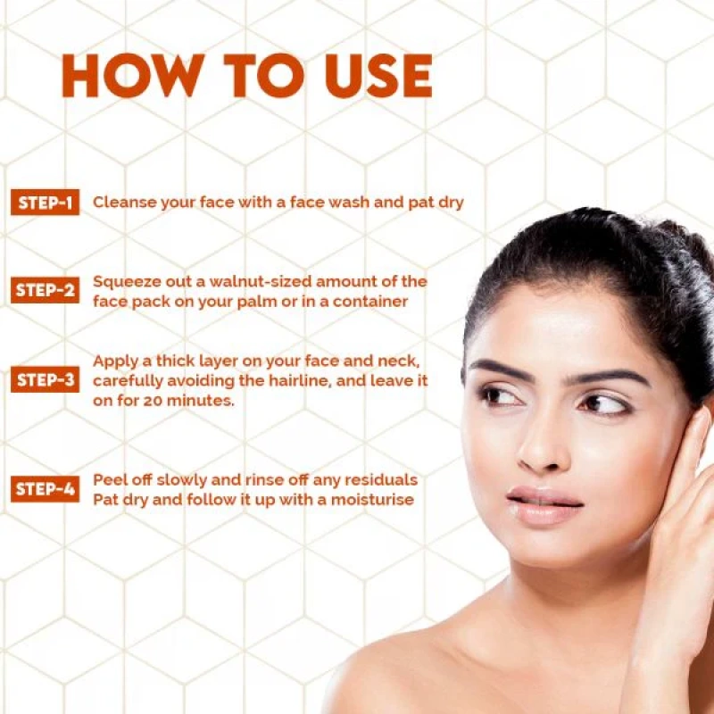 Jovees Apricot and Honey Peel Off Mask - [100g] - Image 5