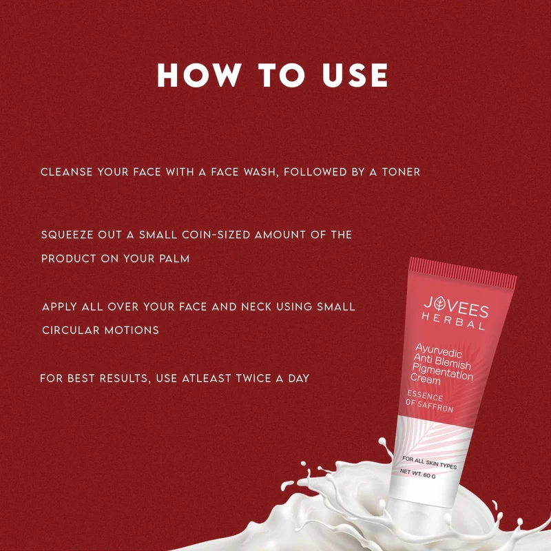 Jovees Anti Blemish Pigmentation Cream - [60g] - Image 4