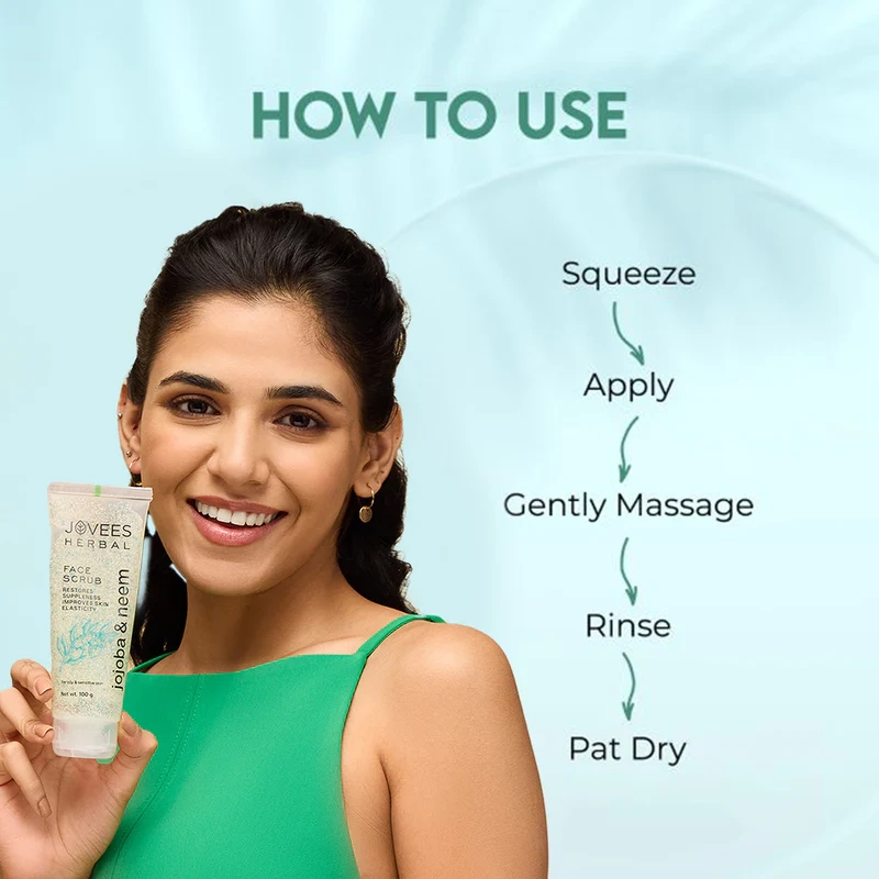 Jovees Jojoba and Neem Face Scrub - Image 5