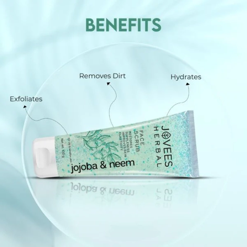 Jovees Jojoba and Neem Face Scrub - Image 3