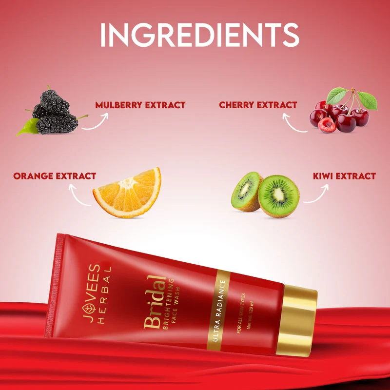 Jovees Bridal Brightening Face Wash - [120ml] - Image 5