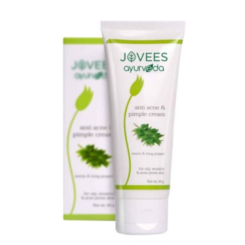 Jovees Neem and Long Pepper Anti Acne Pimple Cream - [60g] - Image 1