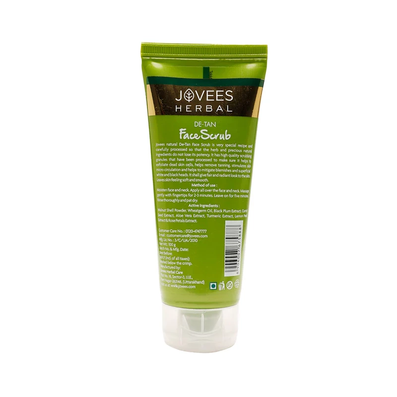 Jovees Ayurvedic De-tan Scrub- [100g] - Image 2