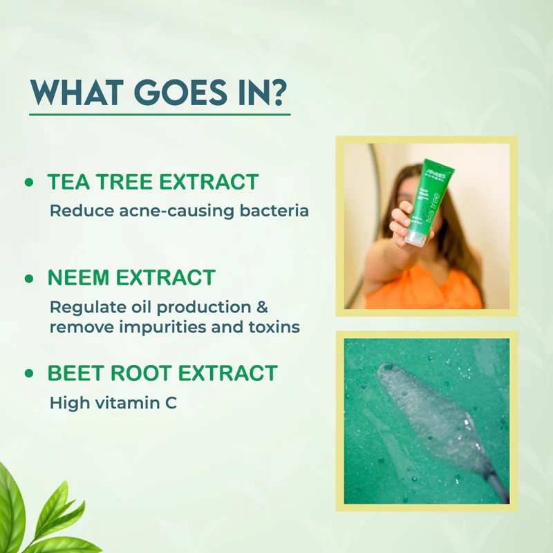 Jovees Tea Tree Oil Control Face Wash - Image 5