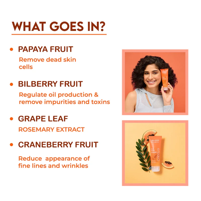 Jovees Papaya Face Wash - Image 4