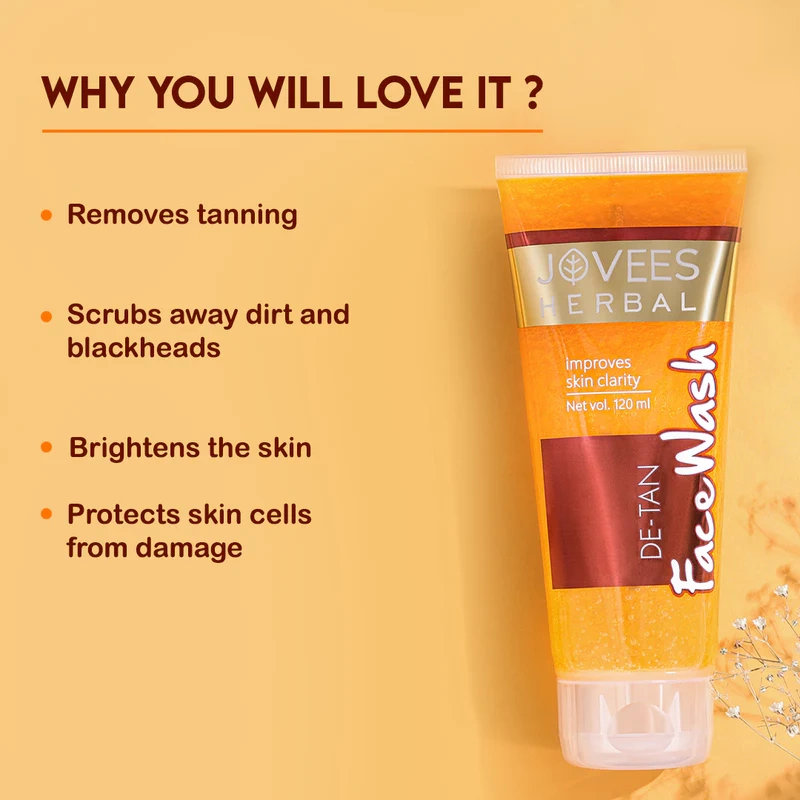 Jovees De-Tan Face Wash - [120ml] - Image 4