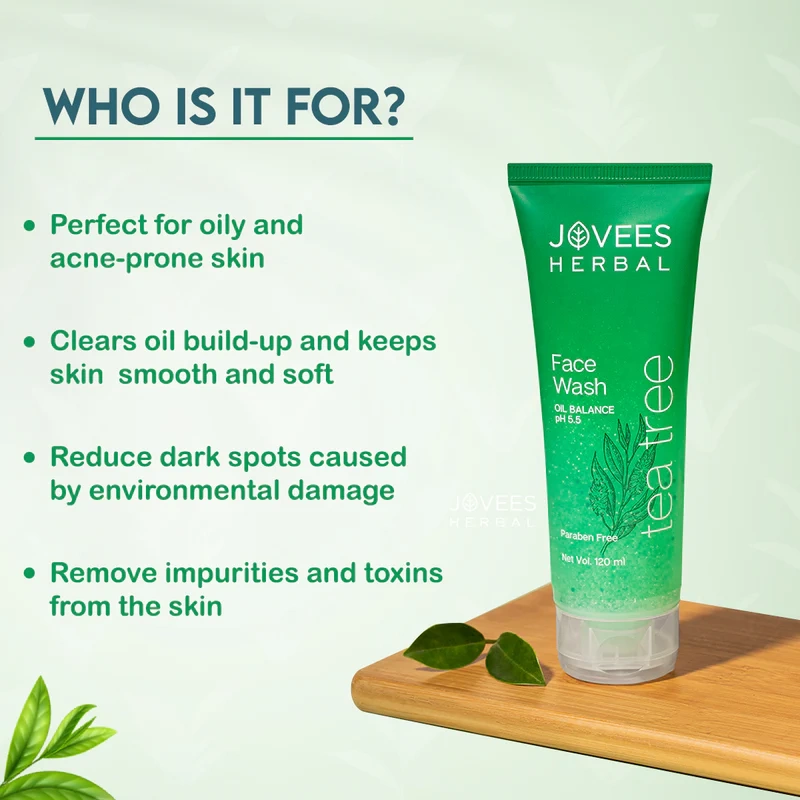 Jovees Tea Tree Oil Control Face Wash - Image 4
