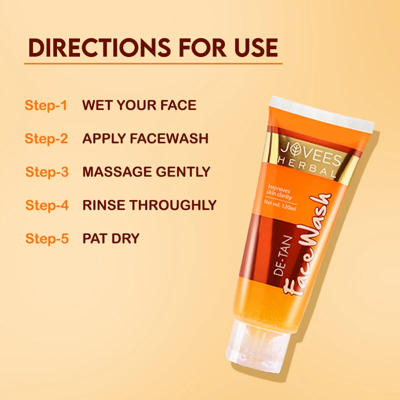 Jovees De-Tan Face Wash - [120ml] - Image 5
