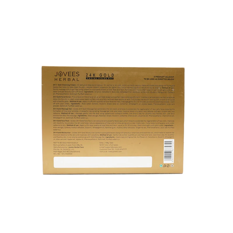 Jovees 24K Gold Facial Value Kit - Image 2