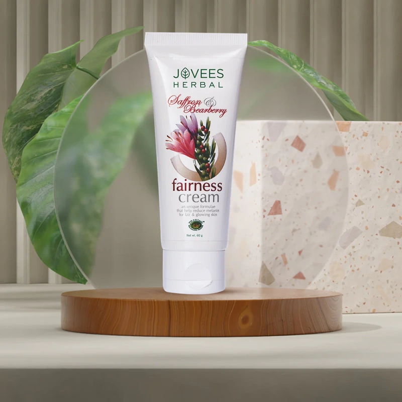 Jovees Saffron and Bearberry Fairness Cream - [60g] - Image 3