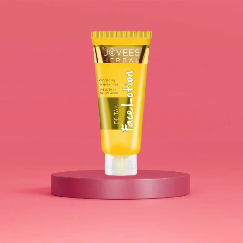 Jovees Ayurvedic De-Tan Lotion SPF-40 - [60ml] - Image 2
