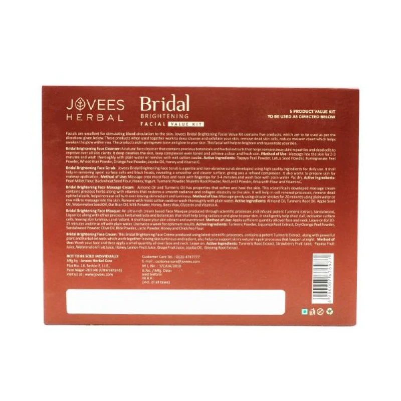 Jovees Bridal Brightening Facial Value Kit - Image 5
