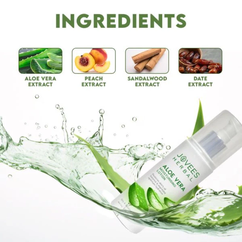 Jovees Aloe Vera Moisturising Lotion - [100ml] - Image 4