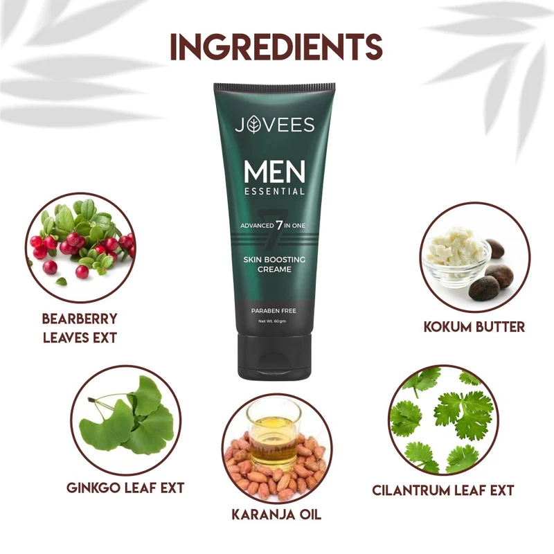 Jovees Men Advanced 7 in-1 Skin Boosting Creame – [60g] - Image 4