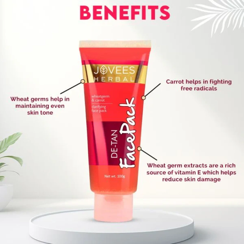 Jovees De-Tan Face Pack – [100g] - Image 3