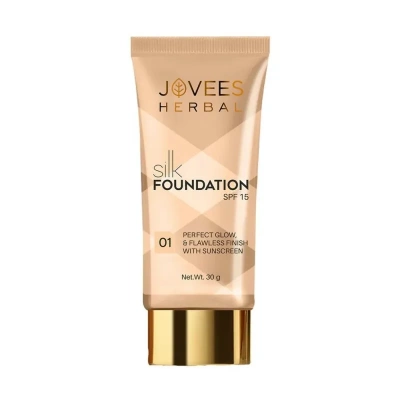 Jovees Silk Foundation (SPF 15) –  [30g]