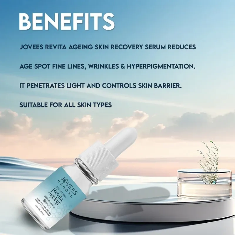 Jovees Bio-Retinol Revita Ageing Skin Recovery Serum – [30ml] - Image 3