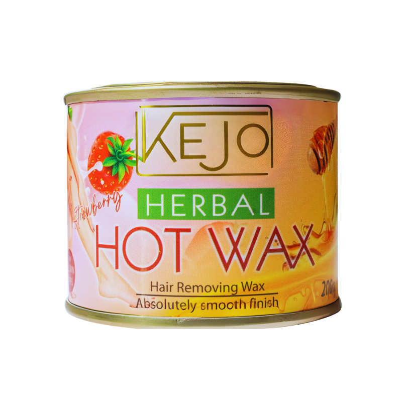 KEJO Strawberry Hot Wax - [200g] - [S] - [10 wax strips FREE] - Image 1
