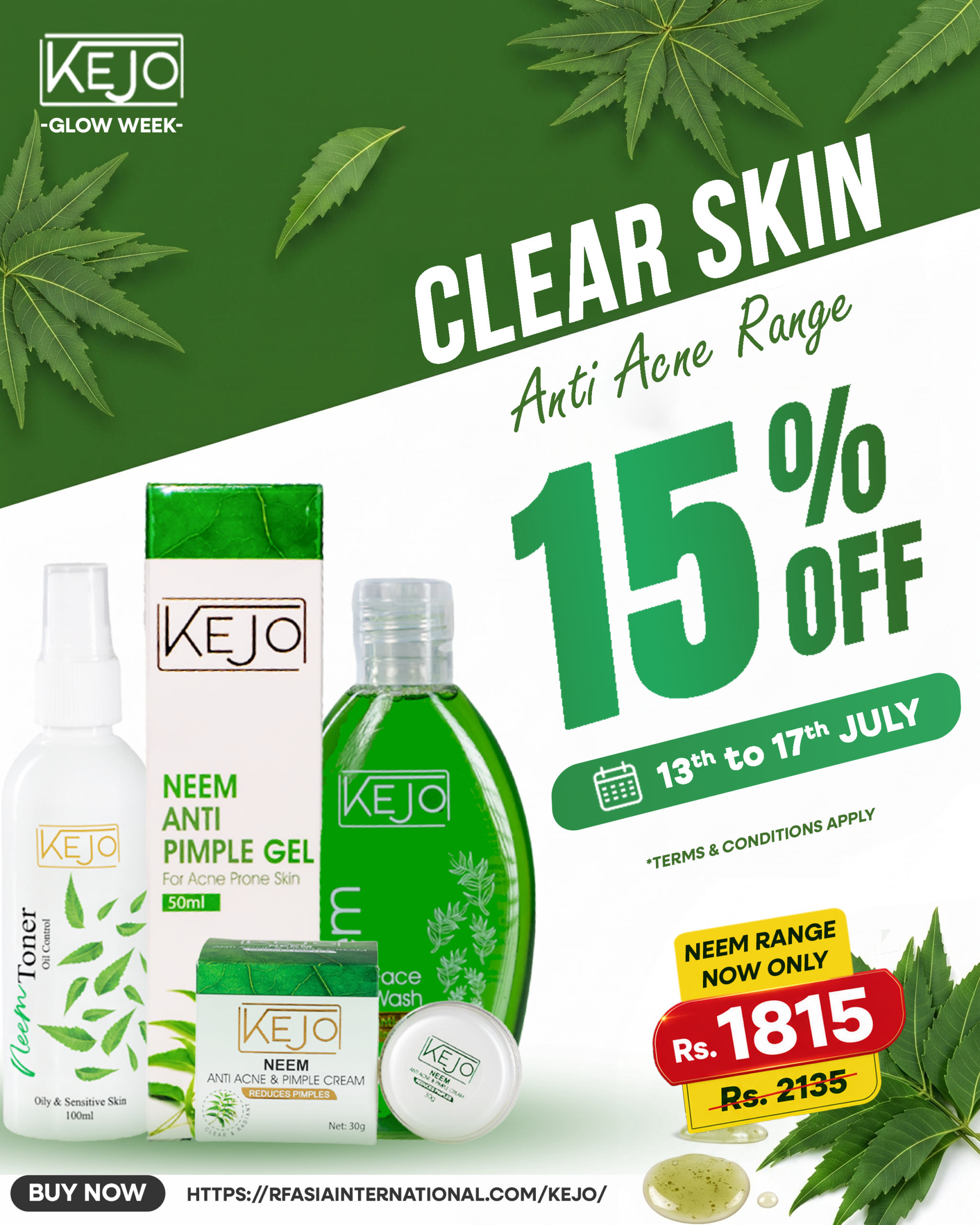 Kejo Acne Anti Acne Range - Image 1